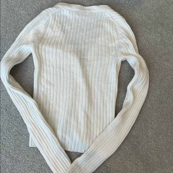 ARITZIA Manilla Cardigan Light Birch xxs - Picture 3 of 4